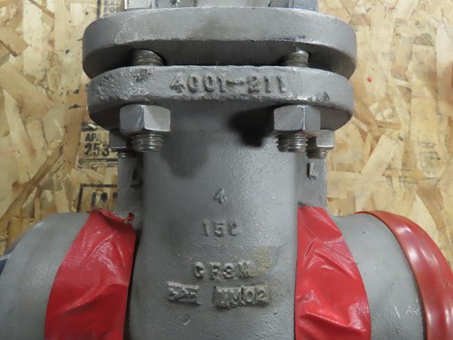Ladish 8276-2114-40D Manual Wedge Gate Valve 4" Buttweld 150# CF8M SS 275 PSI - Picture 8 of 13
