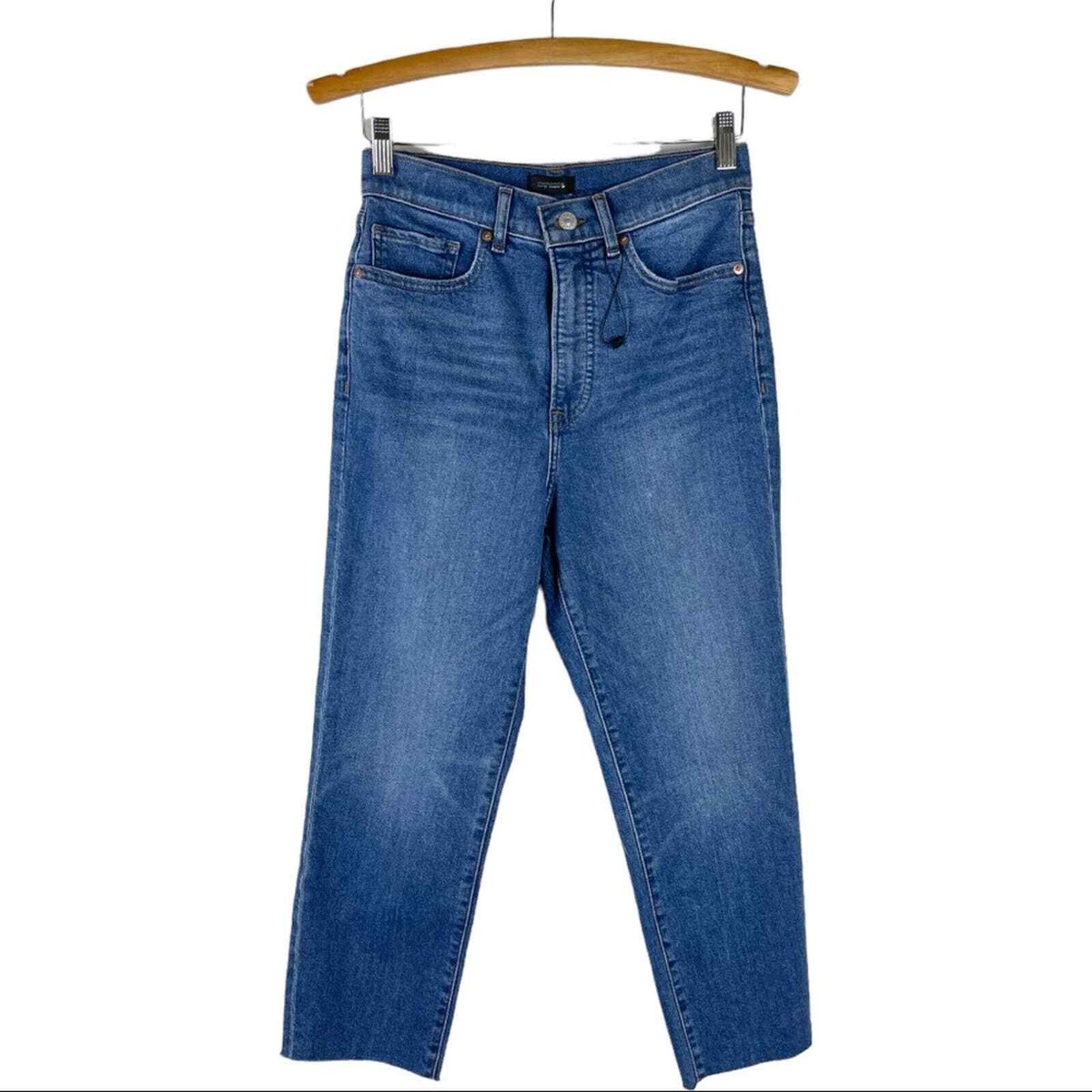 NEW Express blue super high rise mom jeans 4P