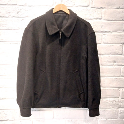 P*9様 90s BARACUTA cashmere wool Harringt VINTAGE Baracuta Wool Cashmere Jacket Mens M Medium Black