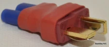 No Wires Connector - EC2 Female to Male T-Plug Adapter (Deans Style)