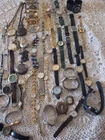 Vintage Lot of 53 Wrist & Pocket Watches, Stamper, Geneve, Timex, Lorus +