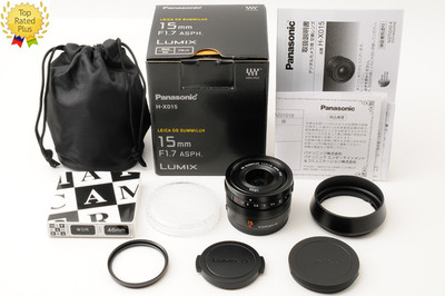 Panasonic LEICA DG SUMMILUX 15mm/F1.7 ASPH. Black【UNUSED in BOX