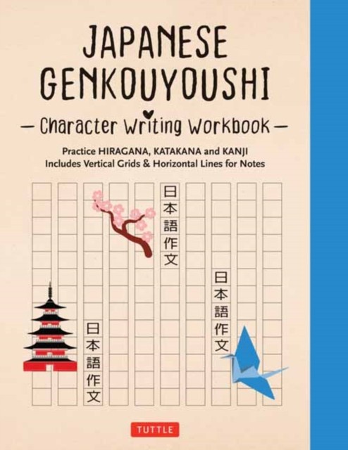 Japanese Genkouyoushi Character Writing Workbook (Paperback Book)