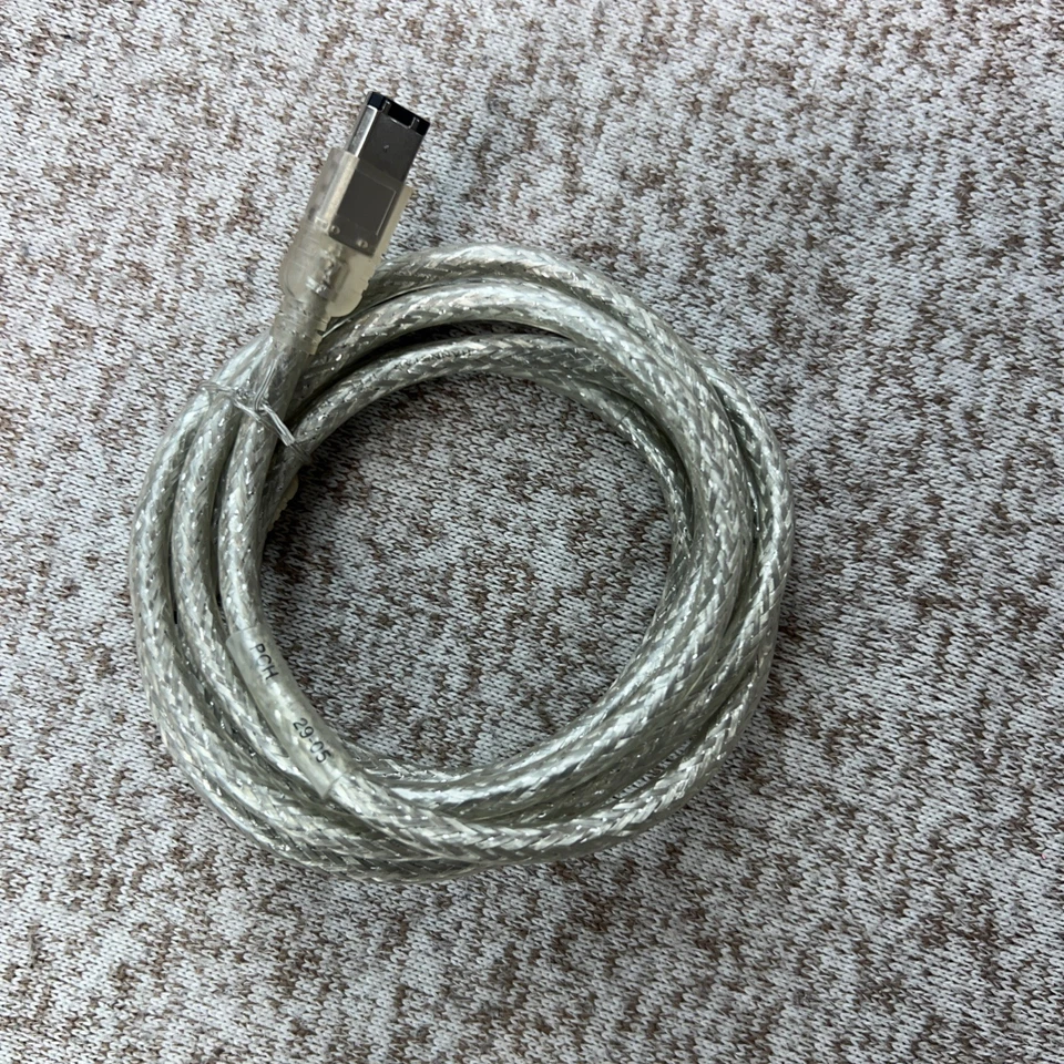 FIREWIRE 400 SPEED IEEE-1394a CABLE 6-Pin to 6-Pin (AKA DV or iLINK) - Image 2 of 4