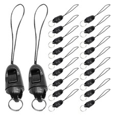 100 Pcs Detachable Keychain Phone Charm Lanyard Badge Lanyards Cell Strap