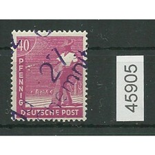District 27 No. C32c Chemnitz 1 D Purple 40 Pf. Tested