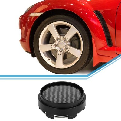 Universal Wheel Center Hub Cap Durable 66mm 2.60'' Outside Diameter Carbon