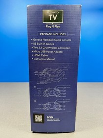 SEGA GENESIS FLASHBACK SYSTEM CONSOLE 85 GAMES HDMI WON'T PLAY CARTRIDGES READ