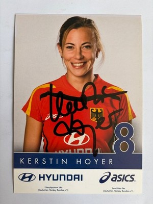 orig. sign. Autogrammkarte Hockey Feldhockey OS 2008 Kerstin Hoyer (2809)
