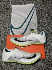 Nike Zoom Superfly Elite 2 Flyknit White Green Spikes FZ9662-100 Men’s 5-10.5