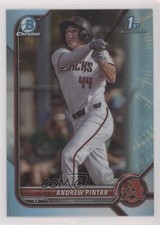 2022 Bowman Draft Chrome Sky Blue Refractor Andrew Pintar #BDC-138 10yf
