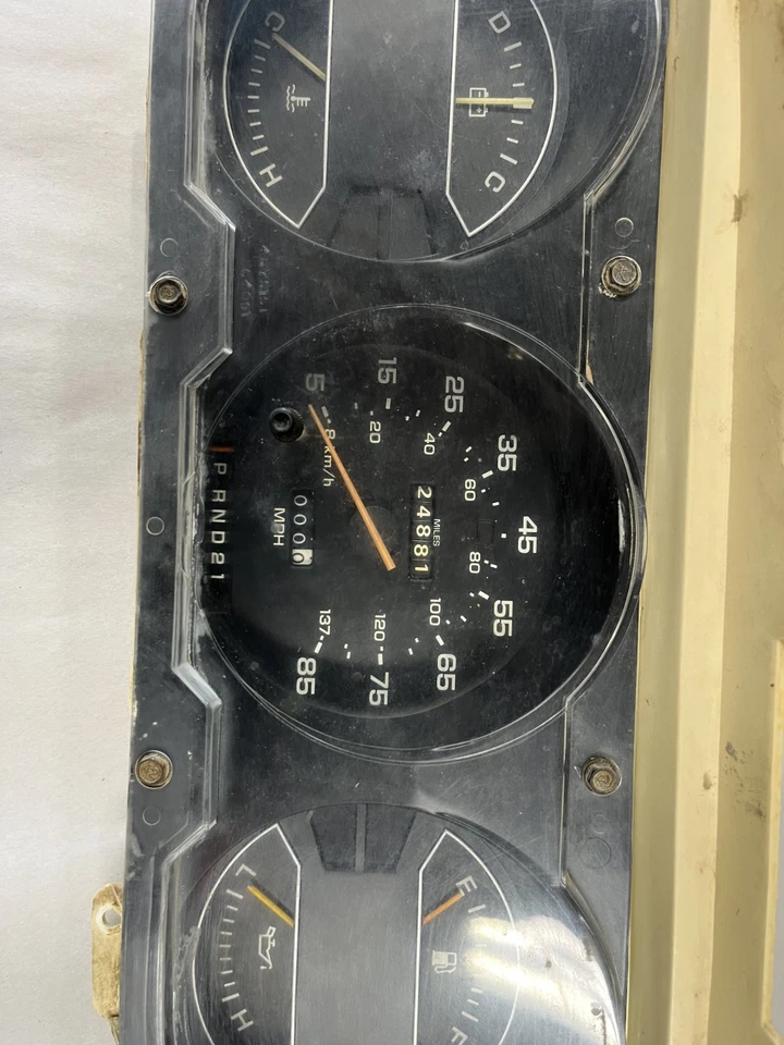 Приборная панель 1981-1989 Dodge Truck Ram Ramcharger D150 от оригинального производителя W250 - Изображение 4 из 4