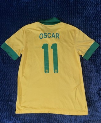 BRAZIL 2013 2014 HOME FOOTBAL SHIRT SOCCER JERSEY NIKE 518730-703