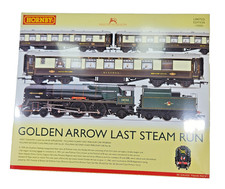 Hornby R3400 OO Gauge Golden Arrow Last Steam Run Train Pack Tested Runner Boxed