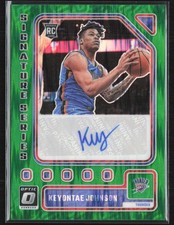 Keyontae Johnson 2023-24 Donruss Optic Signature Series Green RC Auto #SS-JHN