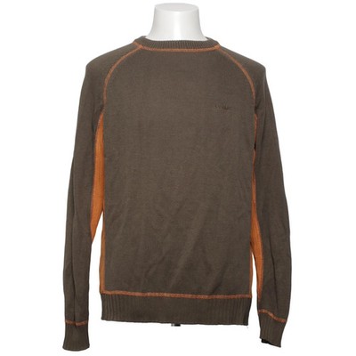 4Wards, Strickpullover, Größe: 52/54, 4 WARDS Ring Denim, Grün/Orange #I60