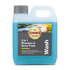 Image of SAPP0171A 1L 2 In 1 Car Shampoo And Snow Foam 1 Litre Wash Soap Cleaning Simoniz