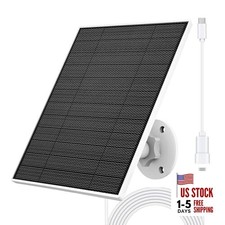 Solar Panel for Eufy Camera, 5W Solar Panel Compatible with Eufycam 3/3C/2/2 1
