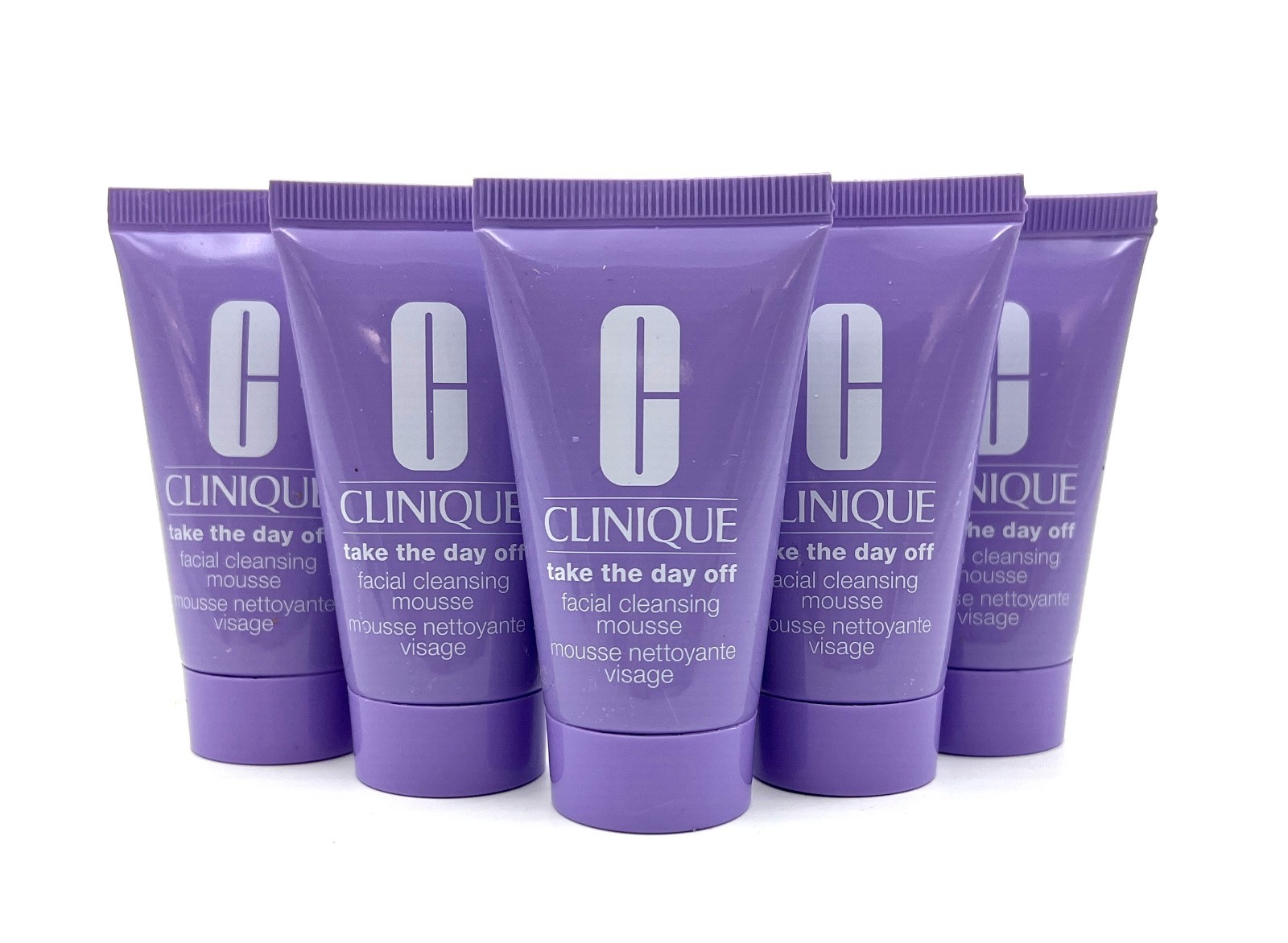 5 x Clinique Take The Day Off Facial Cleansing Mousse Cleanser 1 oz* 5 oz =5 oz