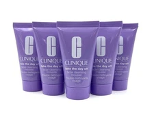 5 x Clinique Take The Day Off Facial Cleansing Mousse Cleanser 1 oz*  5 oz =5 oz