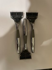 Harry's Men's Razor Blades 3 Count - 5 Blade Cartridges Stainless Handle Shown