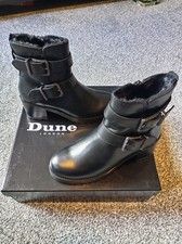 Image of Dune Of London Women's Portrai Ankle Boots. Brand New In Box. Size 3.