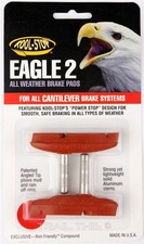 Kool-Stop Eagle 2 Cantilever Bike Brake Pads Smooth Post All-Weather Salmon