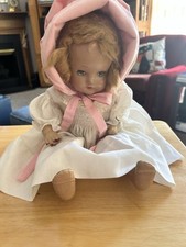 Horsman Composition baby doll with polish on her nails From The 1930S Or 40S .