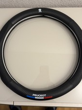 Pokrowiec na kierownicę Etui Ochraniacz kierownicy Ø 38x9 cm czarny perforowany do PEUGEOT