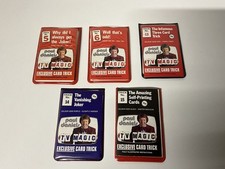 Paul Daniels TV Magic Exclusive Card Trick No 5/6/13/14/15 Rare Sets Vintage