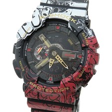 Casio G-Shock Analog-Digital One Piece Collaboration Model GA-110JOP-1A4JR Blac