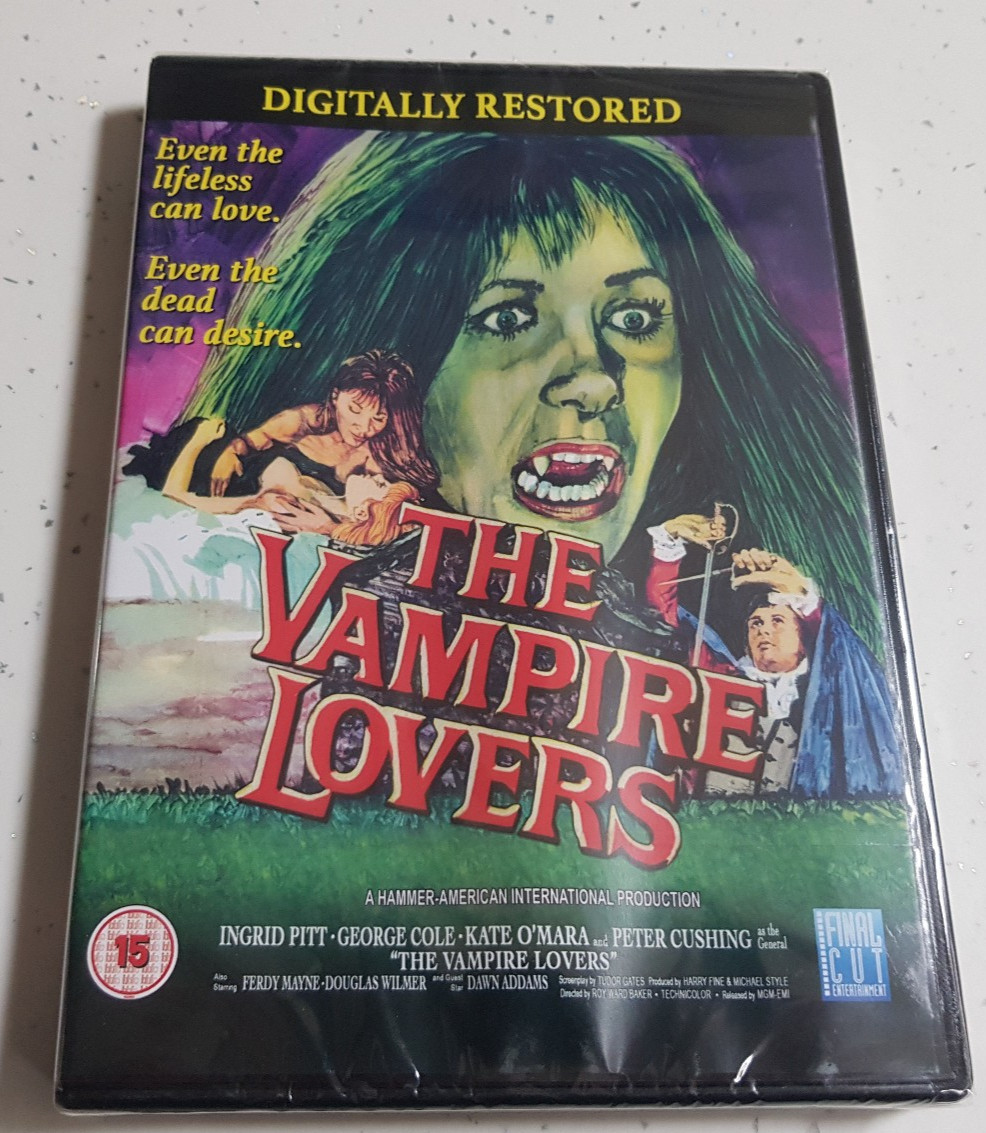 The Vampire Lovers   -  DVD  - New & Sealed   Hammer
