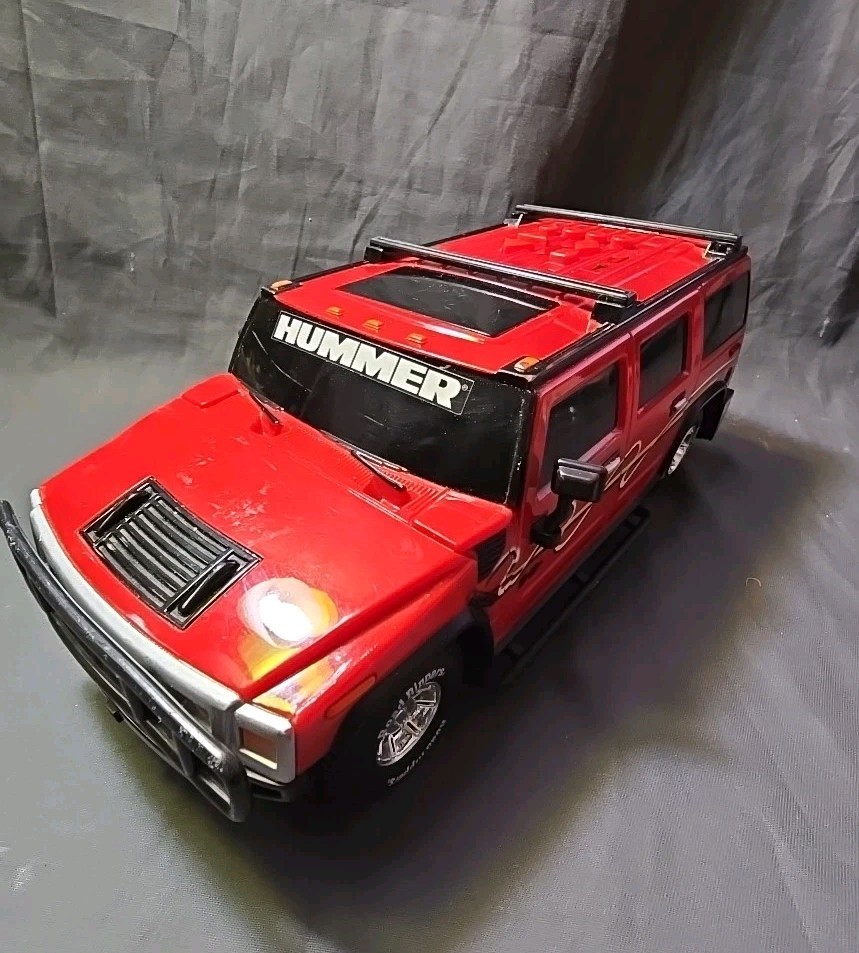 Road Rippers Hummer H2 Lights Sounds Moves RARE Color Red Read | eBay