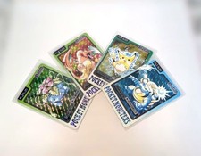 Pokemon Bandai Carddass Charizard Venusaur, Blastoise, Pikachu LP-NM