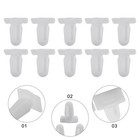 <!--F#f_0-->New Useful Fixing Clip Trim Black Door Sill Covering Moulding Nylon Part<!--F/-->