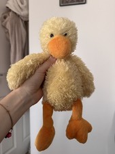 Jellycat, Bunglie Duck, , Lemon, Used retired 