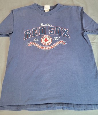 MLB Boston Red Sox American League Baseball T-Shirt Blue Adult XL