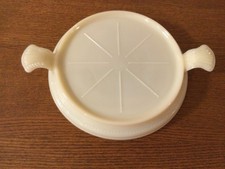 Vintage Fire King Trivet - Custard Glass