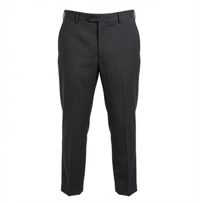 Joseph Abboud 100% Wool Dress Pants Men s Sz 44x27 Charcoal Gray Straight Lined