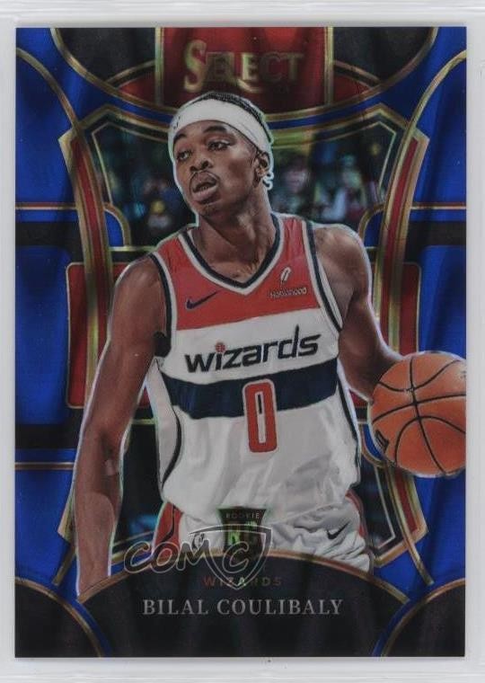2023 Panini Select Blue Tectonic Prizm 43/99 Bilal Coulibaly #304 Rookie RC 16wc