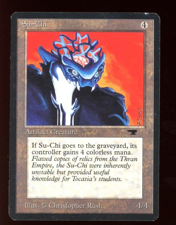 Artist Proof Antiquities Su-Chi ~ MTG/Magic ~  MP Condition
