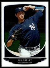 2013 Bowman Chrome Prospects Nik Turley New York Yankees #BCP146