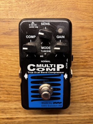 EBS Multicomp Dual Band Compressor Bassgitarrenpedal