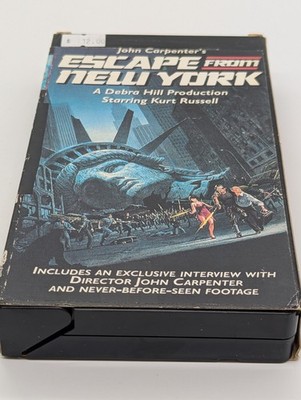 John Carpenter's Escape From New York Directors Special Edition VHS
