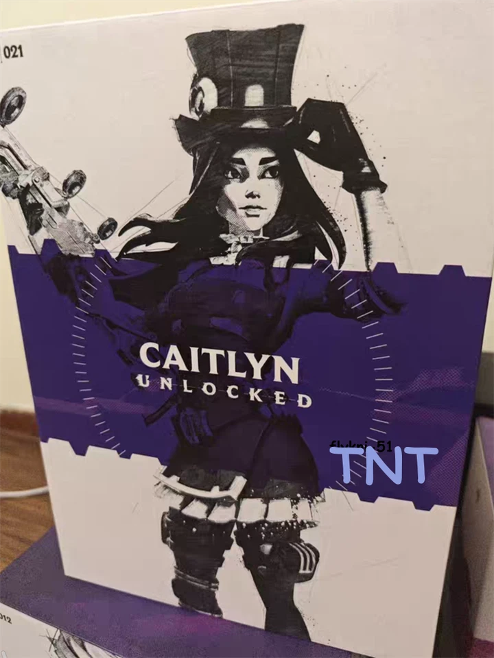 LOL League of Legends Oficial El Sheriff de Piltover Caitlyn PVC Figura Estatua Foto 4 de 4