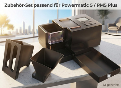 Passend für Powermatic 5 / PM5 XXL Trichter / Hülsenbox Zubehör-Set