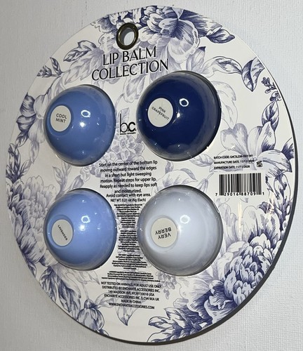 Beauty Concepts 4pc Lip Balm Collection Grapefruit Mint Berry Lavender NEW - Picture 11 of 11