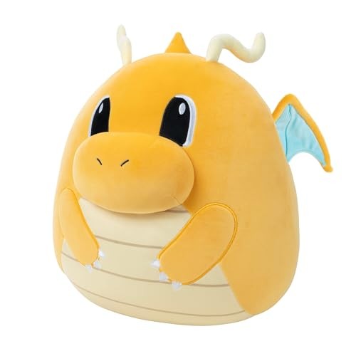 Original 14-Inch Dragonite Pokémon Plush - Ultrasoft Official Jazwares Plush ...