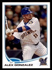 2013 Topps #322 Alex Gonzalez Milwaukee Brewers