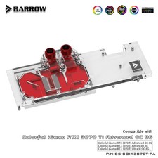 Barrow Full Cover GPU Water Block for Colorful RTX 3070Ti Advanced OC Ultra W OC